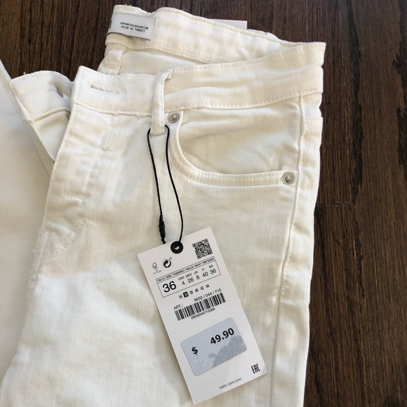 Zara Skinny Jeans with Frayed Hem - Picture 3 of 6